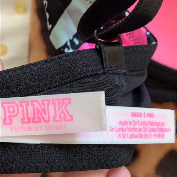 VS PINK NWOT bra 90s print palm - Picture 5 of 5